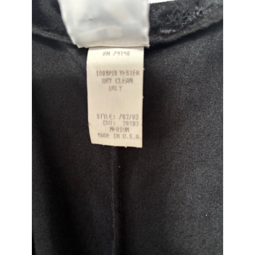 Women's Zanoni by Jalate Velvet Duster Cardigan with leggings in Black Size M - Picture 6 of 9
